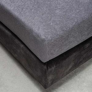Fresh & Co Badstof Hoeslaken - Antraciet - 140x200 cm - Antraciet -  - 