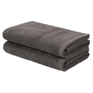 my home Douchelakens Regona, badlakens (70x140 cm), zacht, 500 gr/m² Premium handdoeken met bies, handdoekset, 100% katoen (set, 2 stuks)