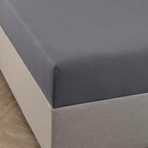 Fresh & Co Bamboe Jersey Hoeslaken - Antraciet - 180x200 cm - Antraciet -  - 