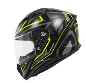 GIVI 50.7 Proton Mat, Integraalhelm, Zwart-Titanium-Geel
