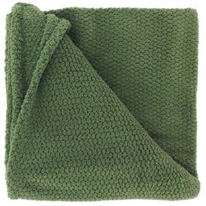 Unique Living Deken/plaid Sep - groen - polyester - 150 x 200 cm -