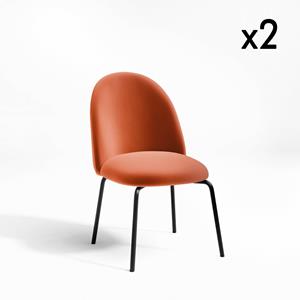 SIA Home Set van 2 eetkamerstoelen Freja velvet | 