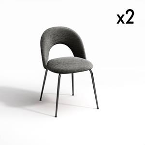 SIA Home Set van 2 eetkamerstoelen Nadia velvet touch | 