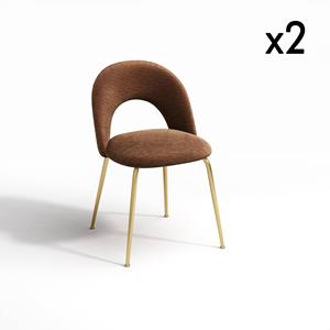 SIA Home Set van 2 eetkamerstoelen Nadia velvet touch | 