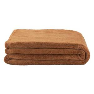 Leen Bakker Plaid Duuk - caramel - 130x160 cm