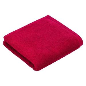 Vossen Handdoek Vegan Life 3680 kirschrot 50x100