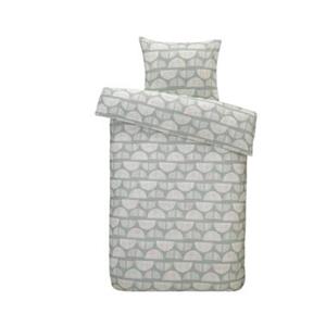 Comfort dekbedovertrek Roel - blauw/wit - 140x200/220 cm