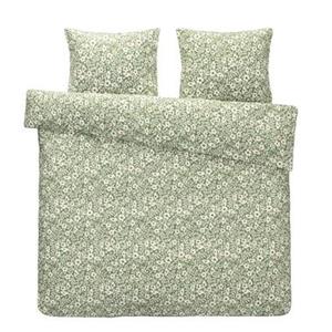 Leen Bakker Comfort dekbedovertrek Nina groen 200x200/220 cm