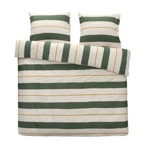 Comfort dekbedovertrek Brugge - wit/blauw - 240x200/220 cm
