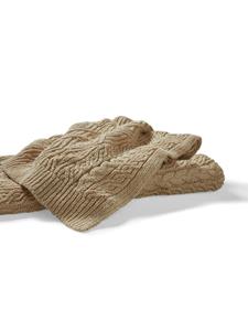 Ralph Lauren Home Kabelgebreide plaid - Beige