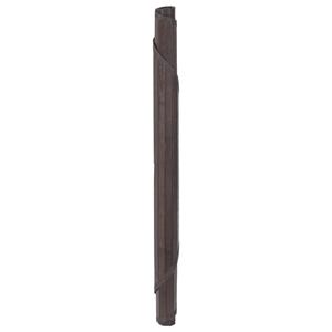 vidaXL Vloerkleed rond 60 cm bamboe donkerbruin