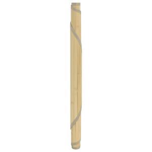 vidaXL Vloerkleed rond 60 cm bamboe lichtnaturel