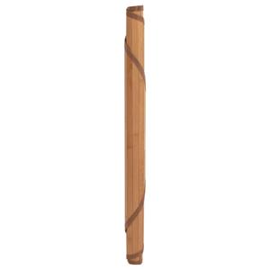 vidaXL Vloerkleed rond 60 cm bamboe naturel