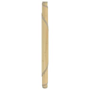 vidaXL Vloerkleed rond 100 cm bamboe lichtnaturel