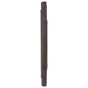 vidaXL Vloerkleed rond 100 cm bamboe donkerbruin