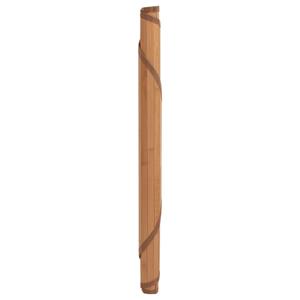 vidaXL Vloerkleed rond 100 cm bamboe naturel