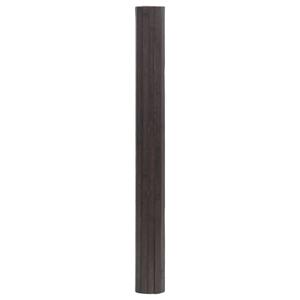 vidaXL Vloerkleed rechthoekig 100x200 cm bamboe donkerbruin