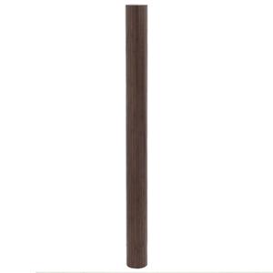 vidaXL Vloerkleed rechthoekig 80x400 cm bamboe donkerbruin