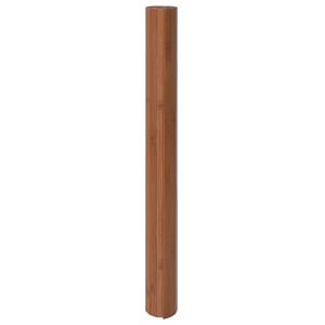 vidaXL Vloerkleed rechthoekig 70x500 cm bamboe bruin