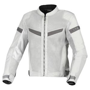 Velotura, Doorwaai motorjas heren, Lichtgrijs