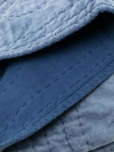 Ralph Lauren Home hand-embroidered quilt (214cm x 236cm) - Blauw