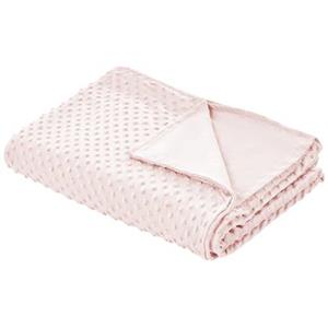 Beliani CALLISTO-Verzwaringsdeken hoes-Roze-100 x 150 cm-Polyester