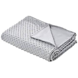 CALLISTO-Verzwaringsdeken hoes-Grijs-100 x 150 cm-Polyester