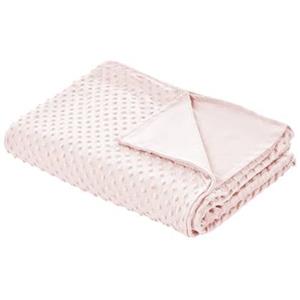 Beliani CALLISTO-Verzwaringsdeken hoes-Roze-120 x 180 cm-Polyester