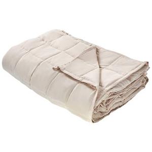 Beliani  NEREID - Verzwaringsdeken - Beige - 100 x 150 cm - Polyester