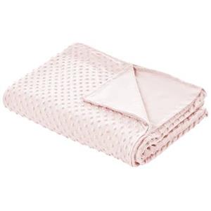 Beliani CALLISTO-Verzwaringsdeken hoes-Roze-150 x 200 cm-Polyester