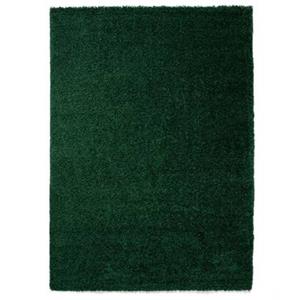 Tapeso Hoogpolig vloerkleed shaggy Trend effen - jade - 60x110 cm