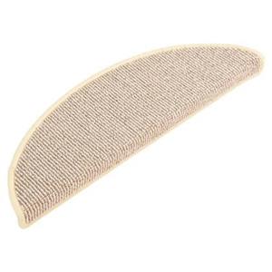 VidaXL Trapmatten 15 st 56x17x3 cm wit en bruin