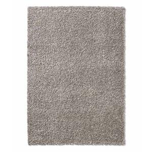 Tapeso Hoogpolig vloerkleed effen Classic - grijs - 300x400 cm