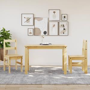 vidaXL Eetkamerstoelen 2 st Panama 40x46x90 cm grenenhout