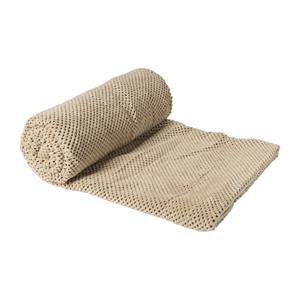 Xenos Plaid blokje - beige - 130x160 cm