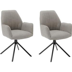 Esszimmerstuhl  drehbar Pemba ¦ braun ¦ Maße (cm): B: 59 H: 88 T: 63  - Möbel Kraft