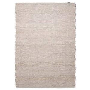 Nordic Weavers Wollen vloerkleed Lett - wit|beige - 160x230 cm