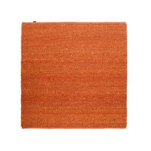 Nordic Weavers Wollen vloerkleed vierkant - Lett cognac - 200x200 cm