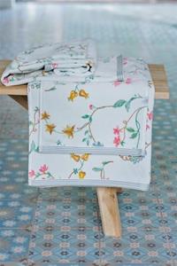 Pip Studio Les Fleurs White 70x140