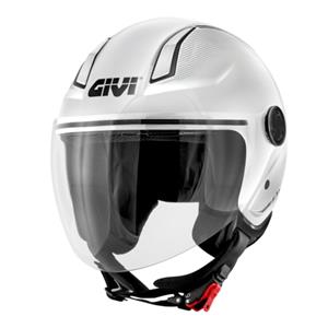 11.7 Solid Color, Jethelm of scooter helm, Wit