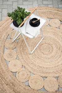 Nohr Vloerkleed Edsel Jute, 200cm - Naturel - Rond