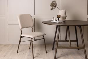 Nohr Eetkamerstoel Kristena Bouclé - Beige