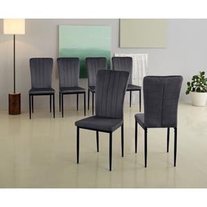 Home affaire Stoel met 4 poten Bergamo (set)