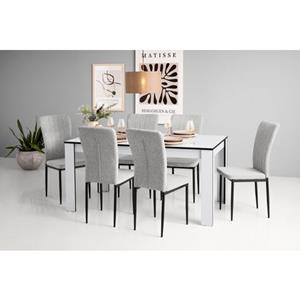 Home affaire Stoel met 4 poten Bergamo (set)