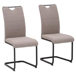 HELA Vrijdragende stoel Mars duurzame & robuuste bekleding, 120 kg draagvermogen, set van 2 en 4 (set)
