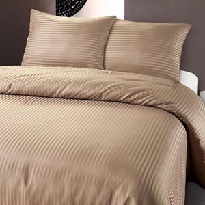 Zensation Dekbedovertrek  Dallas Taupe-240 x 200/220 cm