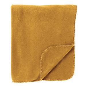 Dutch Decor  DEX - Plaid 130x160 cm - dunne fleece deken - geel