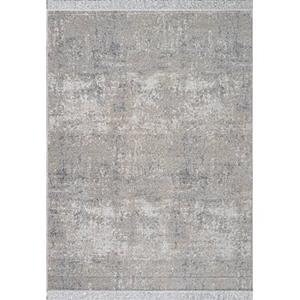 Interieur05 Vintage vloerkleed Smuk grijs met franjes 160x230cm
