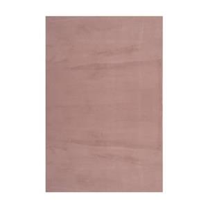 Interieur05 Rond Hoogpolig Vloerkleed Lux Oud Roze 200cm