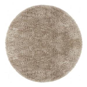 Interieur05 Vloerkleed Hoogpolig Fender Wit|Creme Rond 240cm
